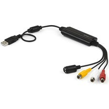 StarTech.com USB 2.0 Capture Device Functions: Video Capturing - 720 x 576 - NTSC, PAL, SECAM - MPEG-1, MPEG-2, MPEG-4, VHS, DVD - USB - 1 Each - PC - External