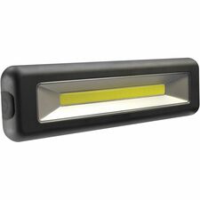 Police Security Mini Widescope Work Light LED - 4 x AAA - Battery - Slip Resistant, Water Resistant - Black - 1 Each