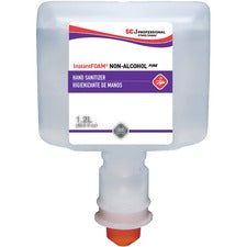 SC Johnson Hand Sanitizer Foam Refill 1.27 quart - Kill Germs - Hand - Clear - Non-drying, Dye-free, Unscented, Anti-irritant, Drip-free, Splash Resistant - 3 / Carton