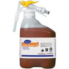 Diversey Stride Citrus Neutral Cleaner Concentrate - 169.1 fl oz (5.3 quart) - Citrus Scent - Non Alkaline, Low Foaming, pH Neutral, Film-free, Phosphorous-free - Orange - 1 Each