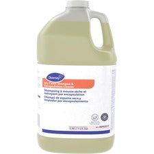 Diversey Dry Foam Shampoo & Cleaner 128 fl oz (4 quart) - Floral Scent - Easy to Use, Residue-free - Straw - 4 / Carton