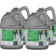 Diversey Floor Science Cleaner Spray Buff Ready-To-Use - 128 fl oz (4 quart) - Characteristic Scent - Durable - Straw - 4 / Carton