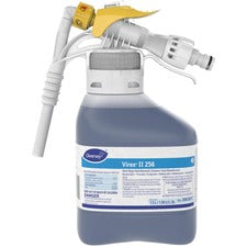 Diversey Virex II 1-Step Disinfectant Cleaner Concentrate - 50.7 fl oz (1.6 quart) - Minty Scent - Deodorant, Non-porous, Deodorize - Blue - 2 / Carton