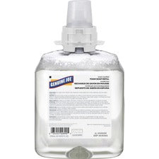 Genuine Joe Green Certified Soap Refill Fragrance-free Scent - 1.32 quart - Hand, Skin - Clear - 1 Each