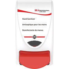 SC Johnson Sanitizer Dispenser Manual - 1.06 quart Capacity - Durable, Vandal Resistant, Damage Resistant, Wall Mountable, Antimicrobial, Anti-bacterial - White - 1 Each