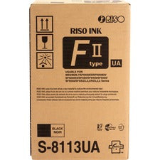Riso Original Inkjet Ink Cartridge - Black - 2 / Carton 20000 Pages