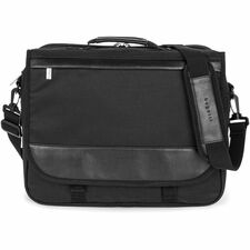 bugatti Gregory Carrying Case (Briefcase) for 15.6" Notebook - Black Polyester Body - 12" Height x 15" Width x 5" Depth - 1 Each