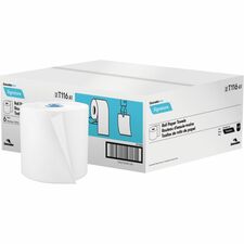 Cascades PRO Signature Hand Towel Roll For Tandem&reg; 7.50" Width x 775 ft Length - White - Paper - 6 / Carton