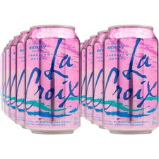 LaCroix Berry Flavored Sparkling Water Ready-to-Drink - 12 fl oz (355 mL) - Berry - 12/Pack - 2 / Carton