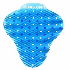 Diversey ekcoscreen Anti-splash Urinal Screen Lasts upto 60 Days - Anti-splash, Odor Neutralizer, Anti-bacterial, Flexible, Recyclable - 12 / Carton - Blue