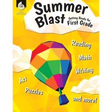 Shell Education Summer Blast Student Workbook Printed Book by Jodene Smith 128 Pages - Book - Grade K-1 - Multilingual