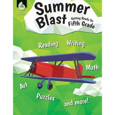 Shell Education Summer Blast Student Workbook Printed Book by Wendy Conklin 128 Pages - Book - Grade 4-5 - Multilingual