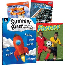 Shell Education Learn-At-Home Grade 3 Summer STEM Set Printed Book by Wendy Conklin, Debra J. Housel 212 Pages - Book - Grade 2-3 - Multilingual
