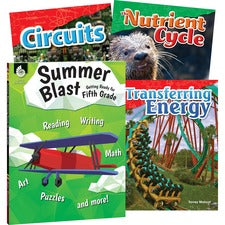Shell Education Learn-At-Home Grade 5 Summer STEM Set Printed Book by Wendy Conklin 224 Pages - Book - Grade 4-5 - Multilingual