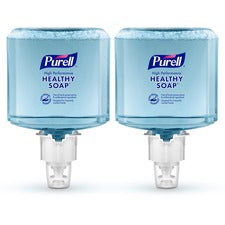 PURELL&reg; CRT HEALTHY SOAP&reg; ES4 High Performance Foam Refill 1.27 quart - Push-Style Dispenser - Dirt Remover, Kill Germs - Hand, Skin - Clear - Recycled - Dye-free - 2 / Carton