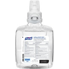 PURELL&reg; CS8 HEALTHY SOAP&trade; 0.5% PCMX Antimicrobial Foam Floral Scent - 1.27 quart - Hand, Skin - Clear - Anti-irritant - 2 / Carton