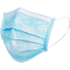 Special Buy Child Face Mask Recommended for: Face - Blue - Disposable, Comfortable, Soft, Pleated, Earloop Style Mask, Latex-free - 50 / Box