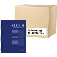 Roaring Spring Descant Music Book 11"x8.5" 32 Sheets - 64 Pages - Spiral Bound - Stave, College Ruled Front Ruling - 60 lb Basis Weight - Letter - 8 1/2" x 11" Sheet Size - 0.25" Height x 8.5" Width x 11" Length - Ivory Paper - Black Binding - Heavyweight