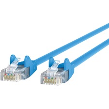 Belkin RJ45 Category 6 Snagless Patch Cable 4 ft Category 6 Network Cable for Network Device, Notebook, Desktop Computer, Modem, Router - First End: 1 x RJ-45 Network - Male - Second End: 1 x RJ-45 Network - Male - 1 Gbit/s - Patch Cable - Blue - 1 Each