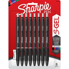 Sharpie S-Gel Pens 0.7 mm Pen Point - Assorted Ink - Gel-based - 8 / Pack