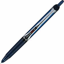 Pilot V5 Rollingball 0.5mm Retractable Pen 0.5 mm Extra Fine Pen Point - Retractable - Navy Ink - Liquid - Rubber Barrel - 1 Dozen