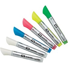 Quartet Glass Board Bullet Tip Neon Markers Bullet Marker Point - Assorted Neon Ink - 6 / Pack