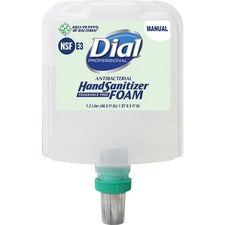 Dial Hand Sanitizer Foam Refill 1.27 quart - Kill Germs - Healthcare, School, Office, Restaurant, Daycare - Clear - Fragrance-free, Dye-free - 1 Each