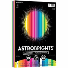 Neenah Spectrum Assortment Cardstock Letter - 8 1/2" x 11" - 65 lb Basis Weight - Acid-free, Lignin-free - Solar Yellow, Lift-off Lemon, Galaxy Gold, Cosmic Orange, Solar White, Pulsar Pink, Plasma Pink, Rocket Red, Re-entry Red, Orbit Orange, Fireball Fu