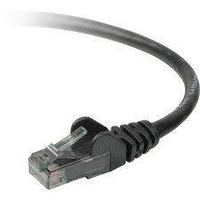 Belkin RJ45 Category 6 Snagless Patch Cable 4 ft Category 6 Network Cable - First End: 1 x RJ-45 - Male - Second End: 1 x RJ-45 - Male - Patch Cable - Black - 1 Each