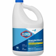 CloroxPro&trade; Clorox Germicidal Bleach Concentrate - 121 fl oz (3.8 quart) - Disinfectant, Deodorize - 1 Each