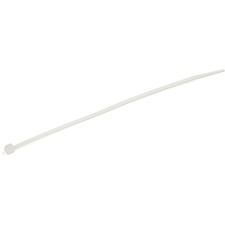 StarTech.com 100 Pack 6" Cable Ties - White Medium Nylon/Plastic Zip Tie Cable Tie - White - 5.90" Length - Nylon 66 - 100 / Pack - TAA Compliant