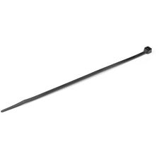StarTech.com 1000 Pack 8" Cable Ties - Black Large Nylon/Plastic Zip Tie Cable Tie - Black - 8" Length - Nylon 66 - 1000 / Pack - TAA Compliant