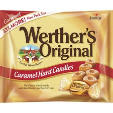 Werther's Original Hard Caramel Candies Caramel - Individually Wrapped - 12 oz - 1 Each