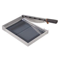 Swingline 1215G/1225G Guillotine Trimmer 25 Sheet Cutting Capacity - 12" Cutting Length - Easy to Use, Built-in LED, Sturdy - Wood, Plastic - Silver - 1 Each