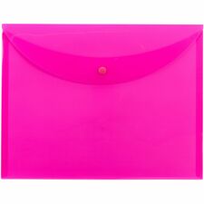 Smead Letter Filing Envelope 8 1/2" x 11" - Pink - 10 / Box
