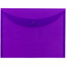 Smead Letter Filing Envelope 8 1/2" x 11" - Purple - 10 / Box