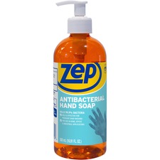 Zep Antimicrobial Hand Soap Fresh Clean Scent - 16.91 fl oz - Kill