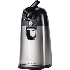 HAUS-MAID Electric Can Opener Built-in Magnet, Durable - Black