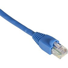 Black Box GigaBase Cat.5e UTP Patch Network Cable 3 ft Category 5e Network Cable for Patch Panel, Wallplate, Network Device - First End: 1 x RJ-45 Network - Male - Second End: 1 x RJ-45 Network - Male - Patch Cable - Gold Plated Contact - CM - 24 AWG - Bl