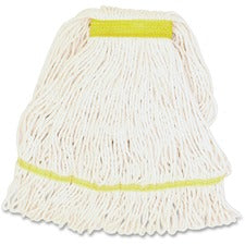 Genuine Joe Narrow Band Small Mophead Small - Rayon, Cotton, Cotton, Fiber - 1 Each