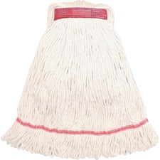 Genuine Joe Narrow Band Large Mophead Large - Rayon, Cotton, Fiber, Cotton - 1 Each