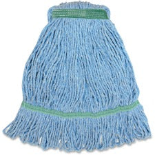 Genuine Joe Narrow Band Medium Mophead Medium - Rayon, Cotton, Fiber, Cotton - 1 Each