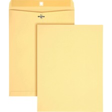 Quality Park 10 x 13 Heavy-Duty Clasp Envelopes Clasp - #97 - 10" Width x 13" Length - Clasp/Gummed Flap - 100 / Box