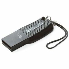Verbatim 16GB Ergo USB Flash Drive - Black 16 GB - USB 2.0 - Black - Lifetime Warranty - 1 Each