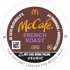 McCaf&eacute;&reg; K-Cup French Roast Coffee Compatible with Keurig Brewer - Dark/Bold - K-Cup - 24 / Box