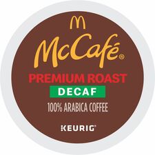 McCaf&eacute;&reg; K-Cup Decaf Premium Roast Coffee Compatible with Keurig Brewer - Medium - K-Cup - Premium Roast - Decaffeinated - 24 / Box