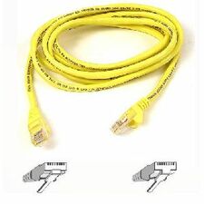 Belkin RJ45 Category 6 Snagless Patch Cable 40 ft Category 6 Network Cable - First End: 1 x RJ-45 - Male - Second End: 1 x RJ-45 - Male - Patch Cable - Yellow - 1 Each