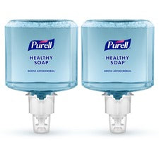 PURELL&reg; ES6 HEALTHY SOAP&trade; 0.5% BAK Antimicrobial Foam Fragrance-free Scent - 1.27 quart - Pump Bottle Dispenser - Soil Remover, Odor Remover, Kill Germs - Hand, Skin - Moisturizing - Antibacterial - Clear - Dye-free, Fragrance-free, Phthalate-fr
