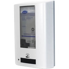 Diversey IntelliCare Hybrid Dispenser Manual - 1.37 quart Capacity - Durable, Lockable, Site Window, Tamper Resistant, Scratch Resistant, UV Resistant - White - 1 Each
