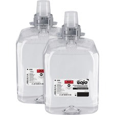 Gojo&reg; FMX-20 Refill E2 Foam Handwash with PCMX Light Floral Scent - 2.11 quart - Push-Style Dispenser - Oil Remover, Soil Remover, Grease Remover - Hand, Food Processing Industry - Clear - Dye-free, Fragrance-free - 2 / Carton